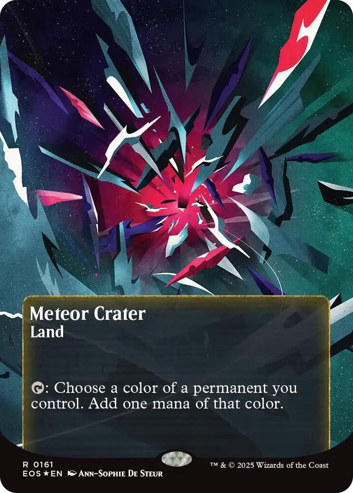 Meteor Crater (Borderless) (Galaxy Foil)