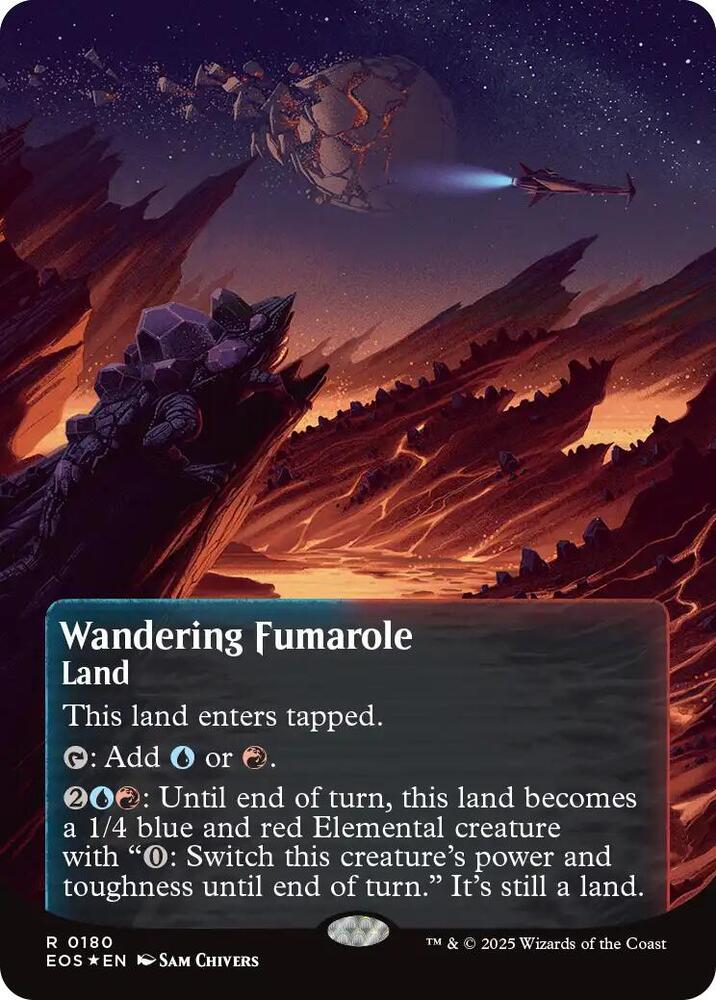 Wandering Fumarole (Borderless) (Galaxy Foil)