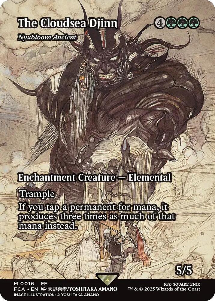 The Cloudsea Djinn - Nyxbloom Ancient (Showcase)