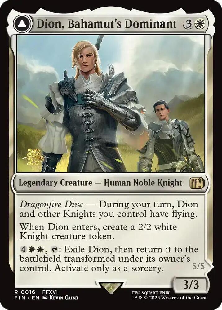 Dion, Bahamut's Dominant (Prerelease)