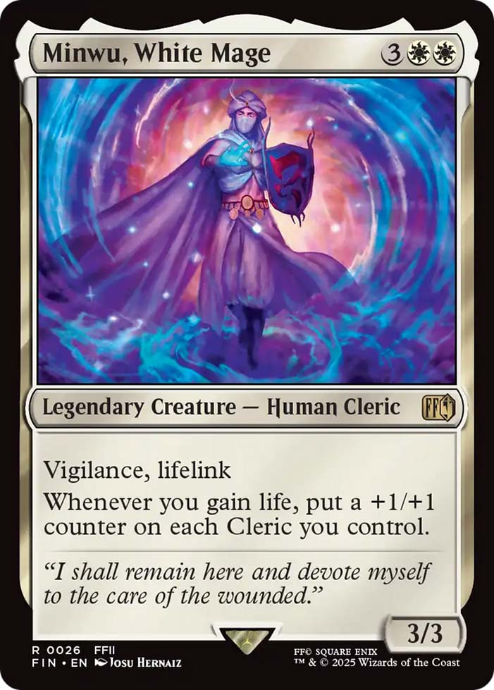 Minwu, White Mage