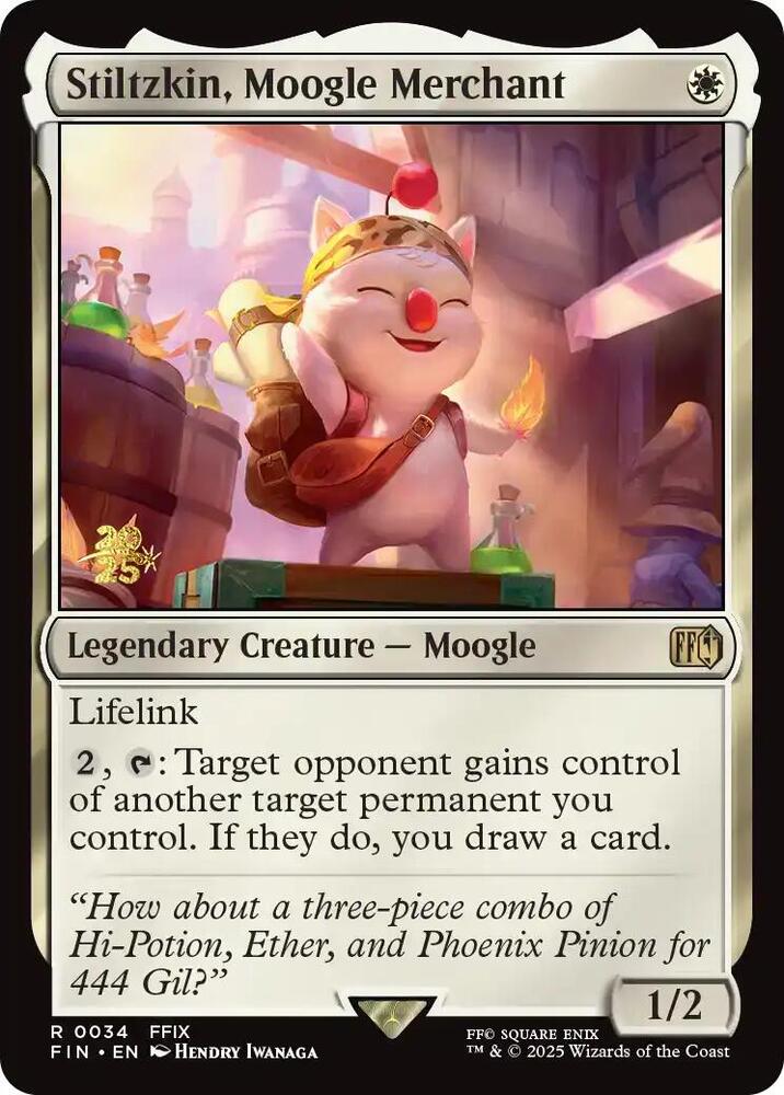 Stiltzkin, Moogle Merchant (Prerelease)