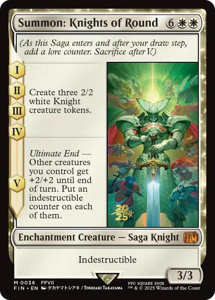 Summon: Knights of Round (Prerelease)