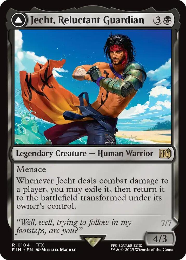 Jecht, Reluctant Guardian Front