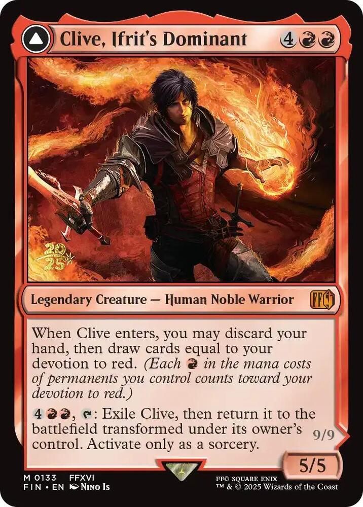 Clive, Ifrit's Dominant (Prerelease)