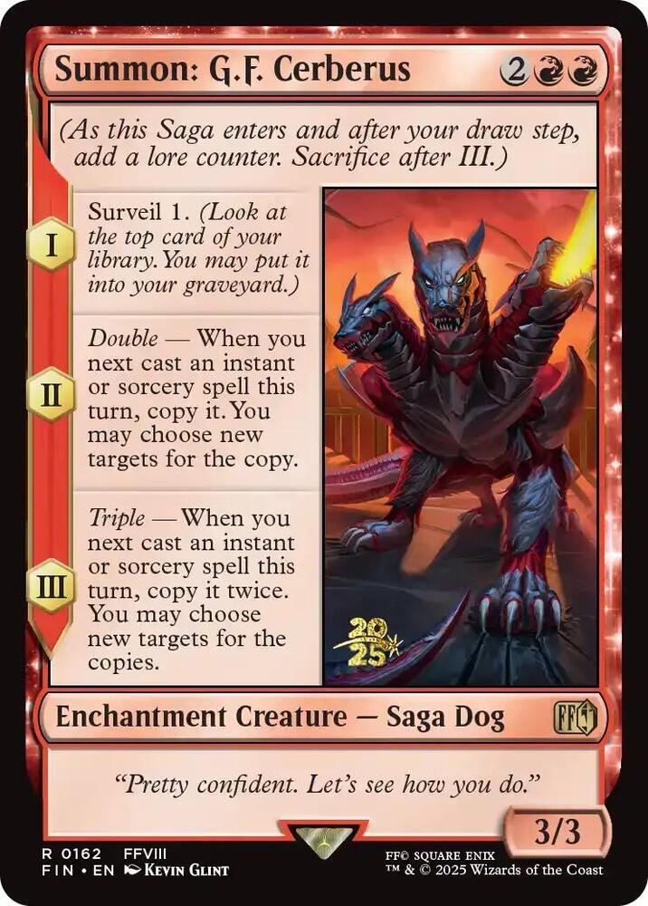 Summon: G.F. Cerberus (Prerelease)