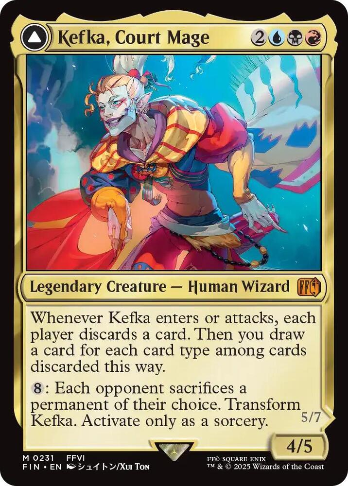 Kefka, Court Mage Front