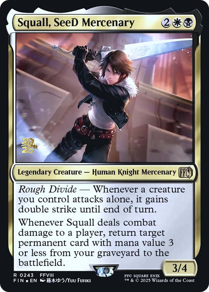 Squall, SeeD Mercenary (Prerelease)