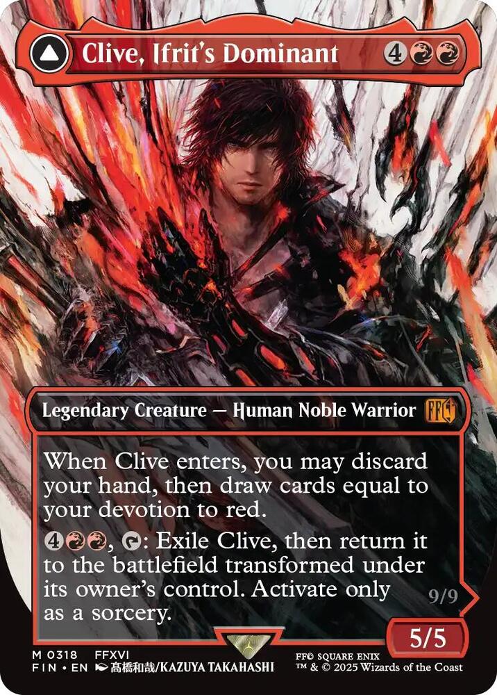 Clive, Ifrit's Dominant (Borderless) Front