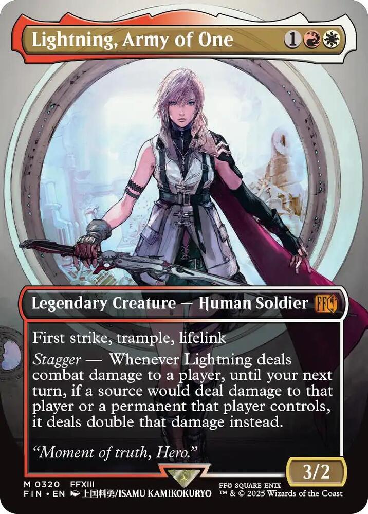 Lightning, Army of One (Borderless)