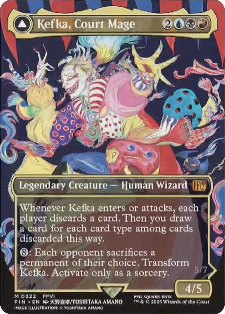 Kefka, Court Mage (Borderless) Front