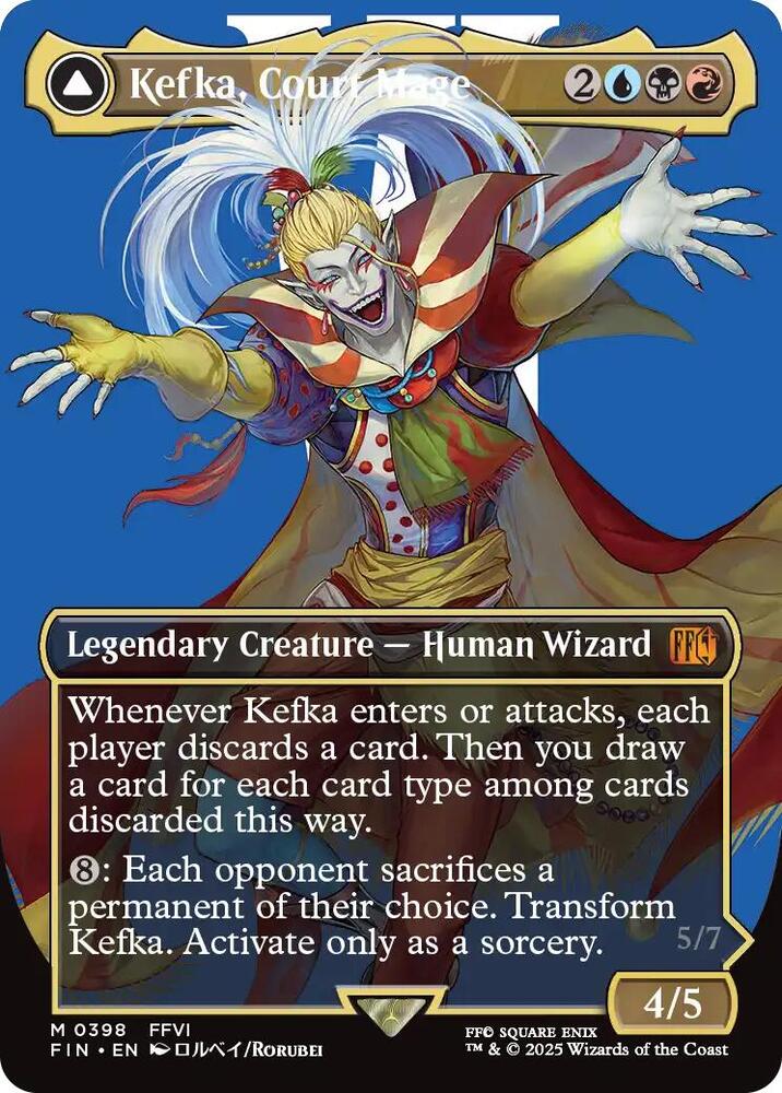 Kefka, Court Mage (Borderless) Front