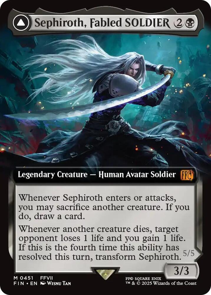 Sephiroth, Fabled SOLDIER Front