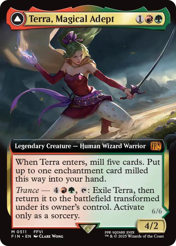 Terra, Magical Adept Front
