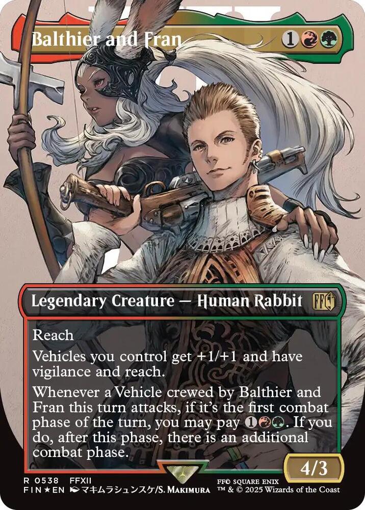 Balthier and Fran (Borderless) (Surge Foil)