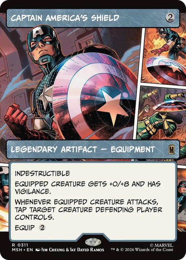 Captain America's Shield (Borderless)