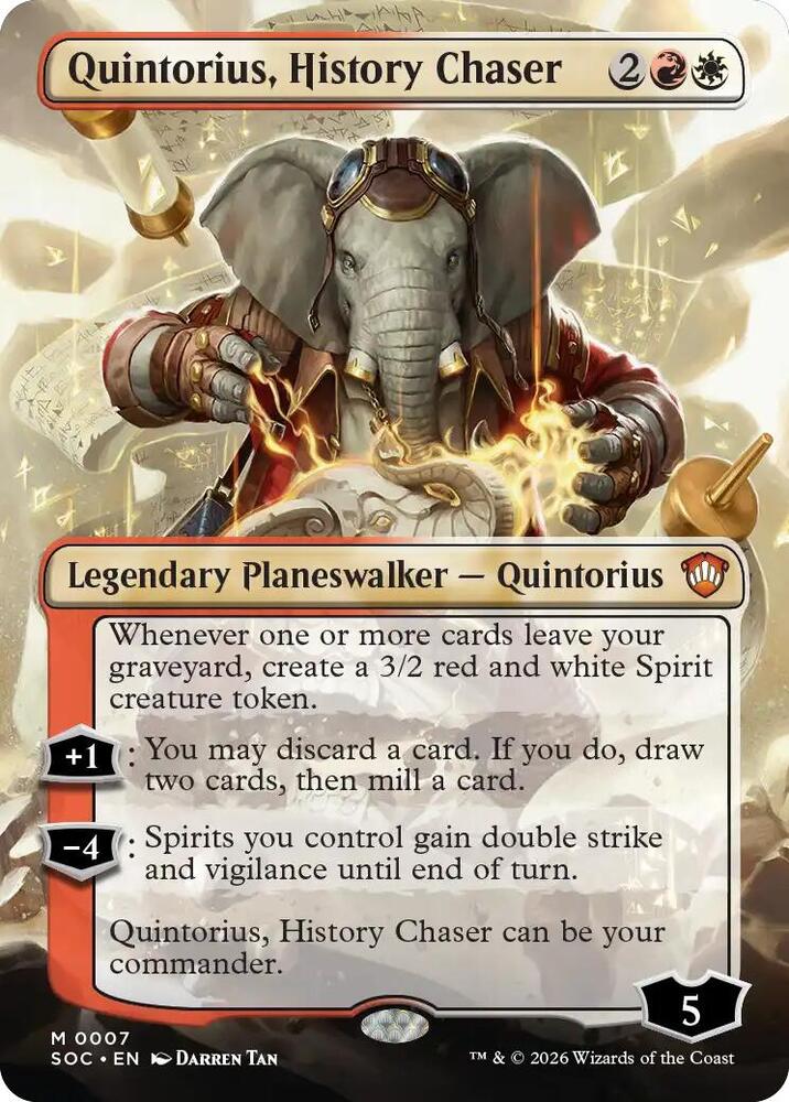 Quintorius, History Chaser (Borderless)