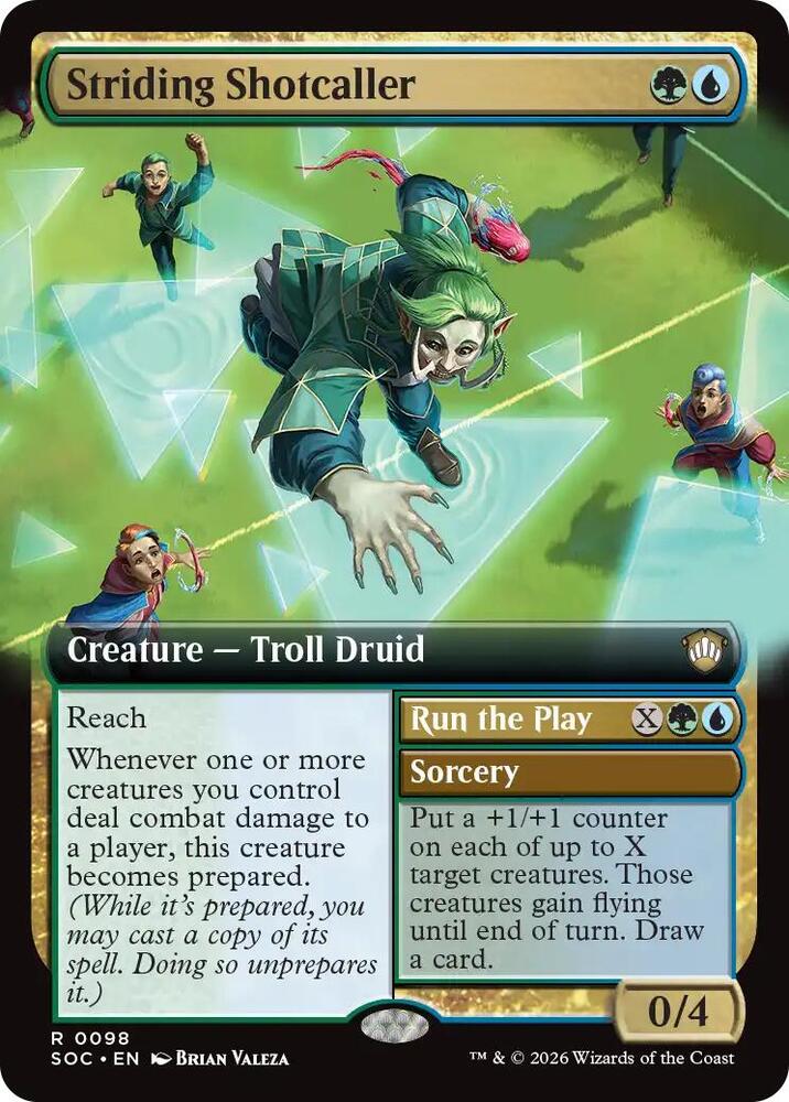 Striding Shotcaller (Extended Art)