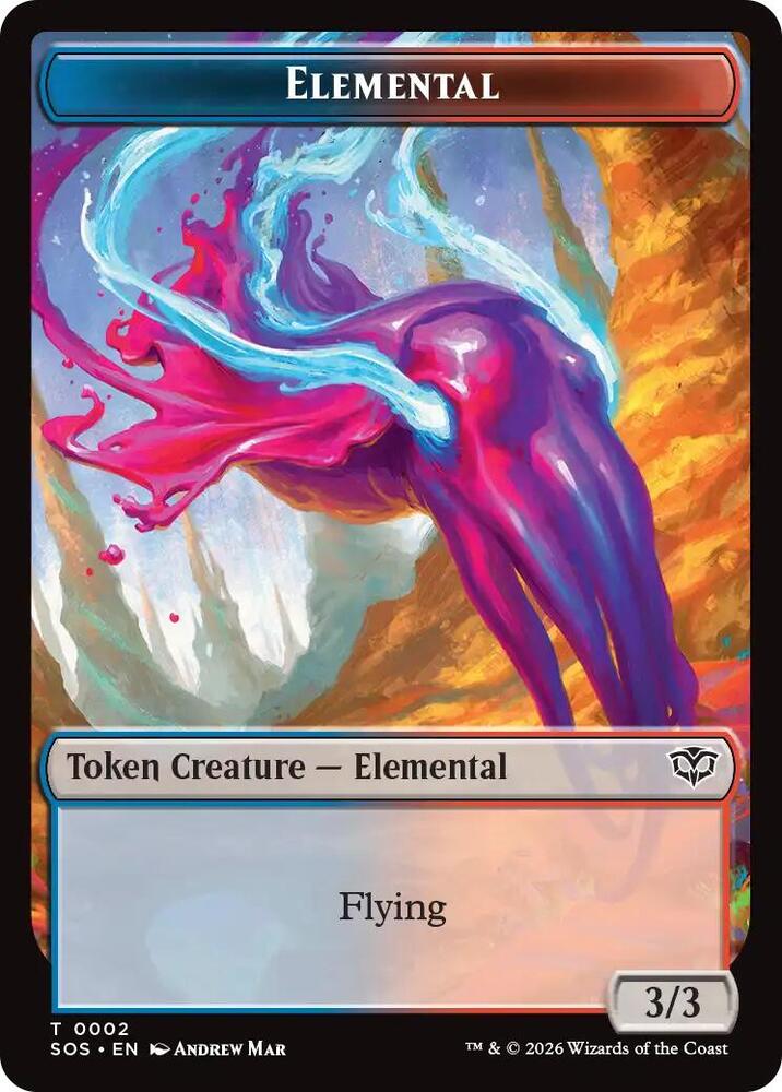 Elemental // Treasure (Token) Front