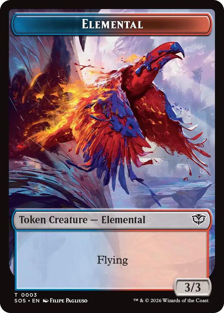 Elemental // Treasure (Token) Front