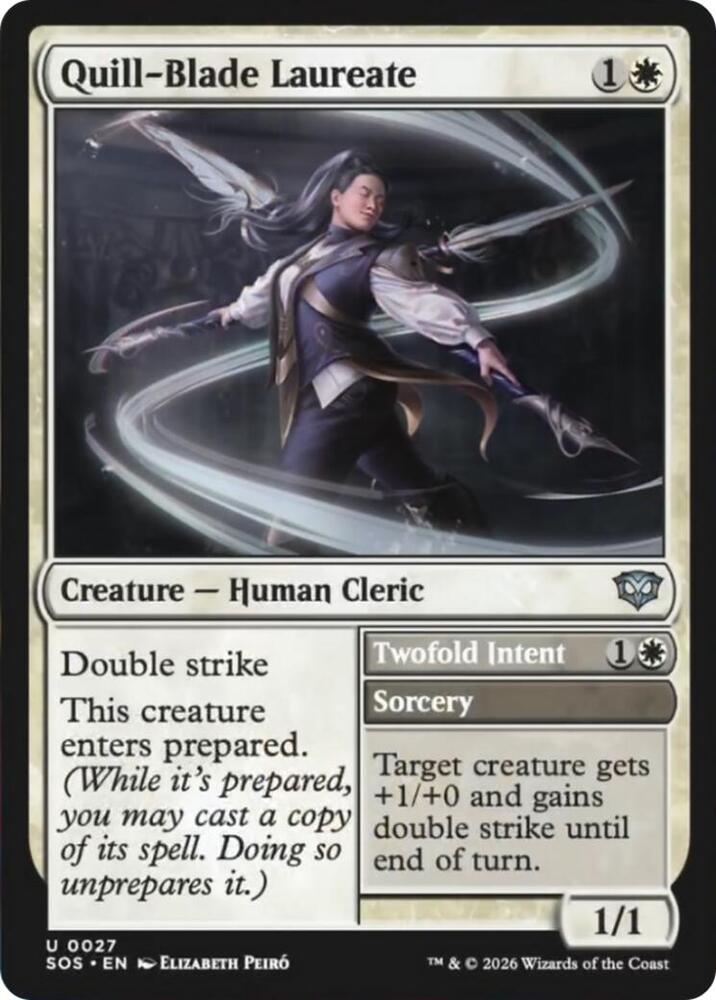 Quill-Blade Laureate / Twofold Intent
