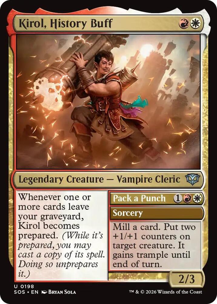 Kirol, History Buff / Pack a Punch