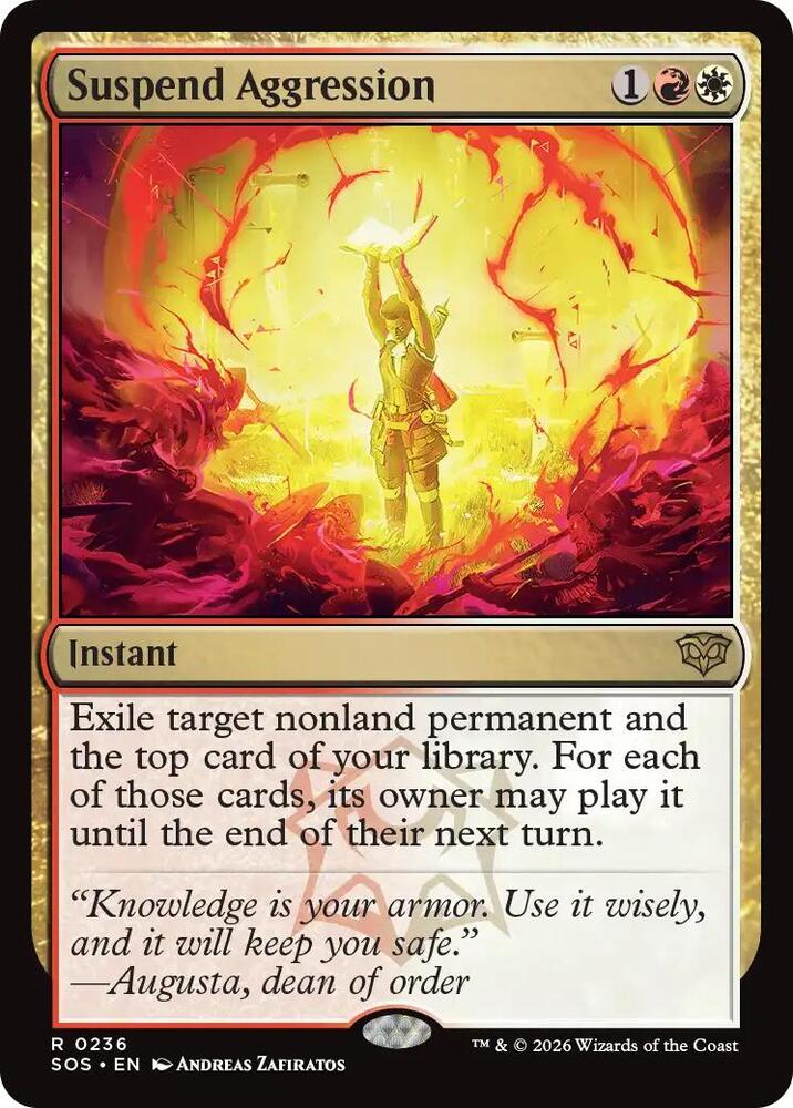 Suspend Aggression