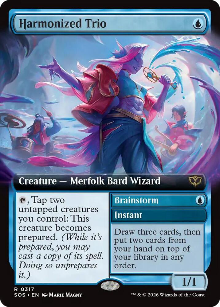 Harmonized Trio // Brainstorm (Extended Art) Front