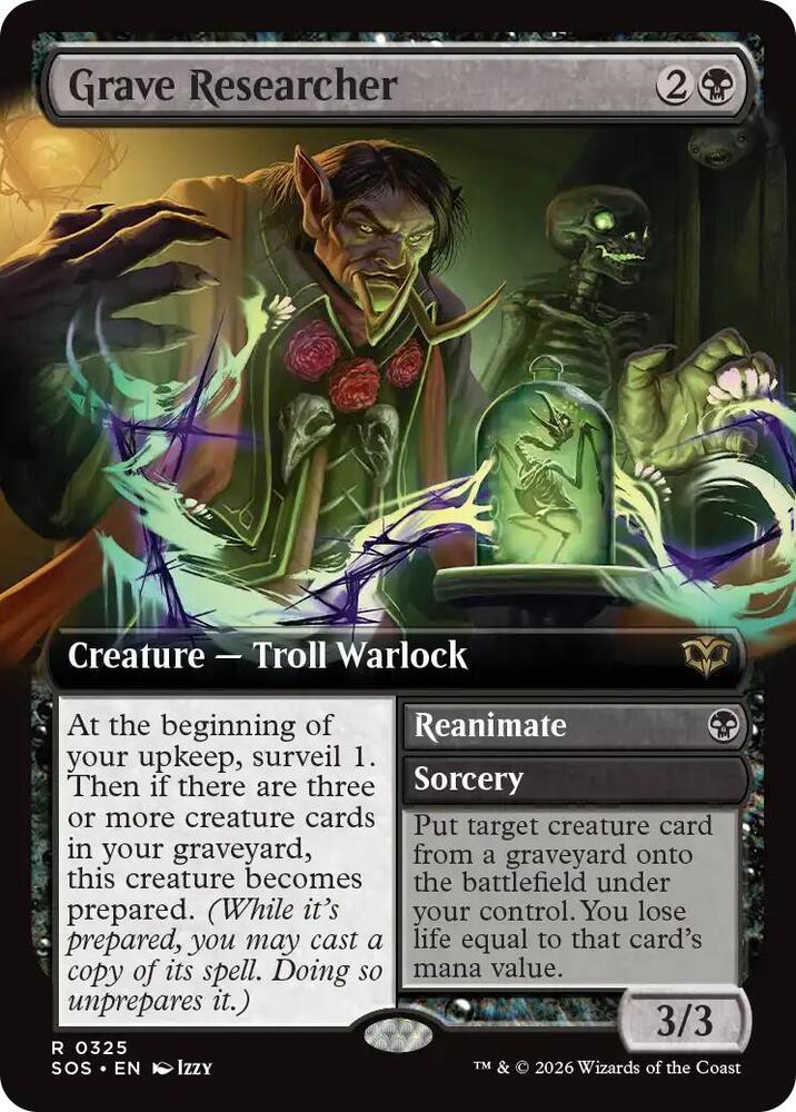 Grave Researcher // Reanimate (Extended Art) Front