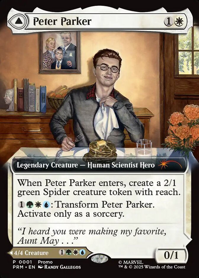 Peter Parker (Disney Promo) Front