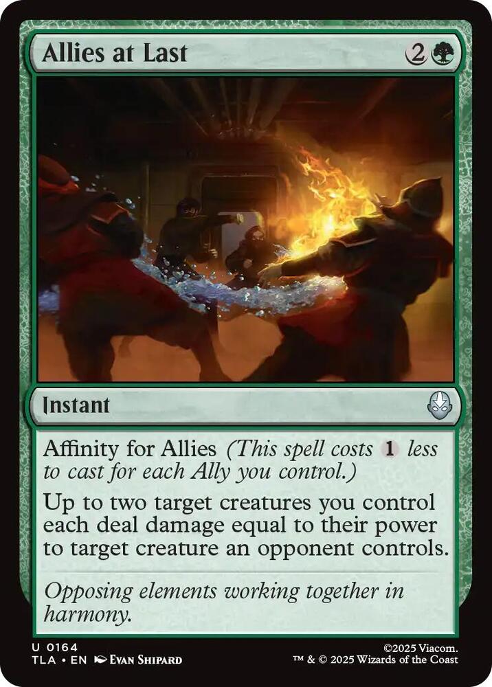 Allies at Last