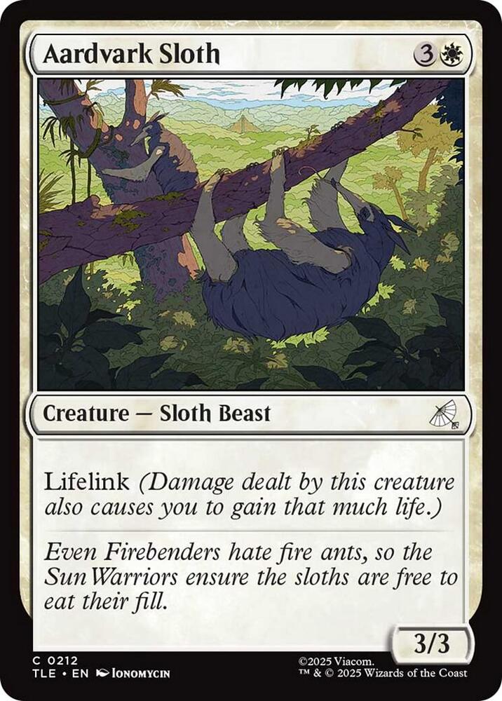 Aardvark Sloth
