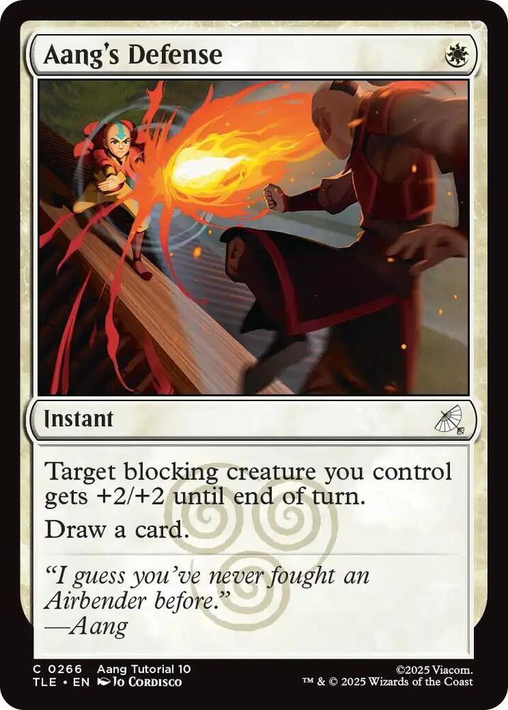 Aang's Defense