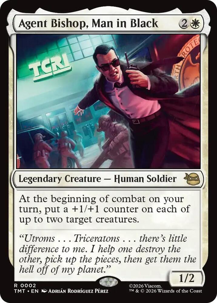 Agent Bishop, Man in Black