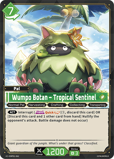 Wumpo Botan – Tropical Sentinel