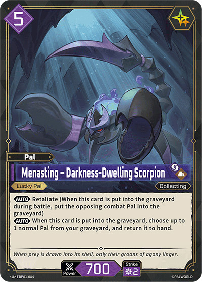 Menasting – Darkness-Dwelling Scorpion