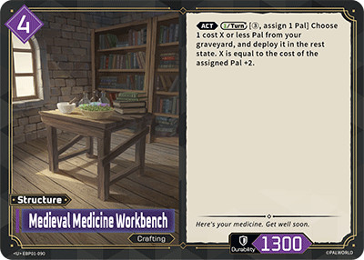 Medieval Medicine Workbench