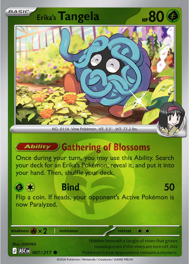 Erika's Tangela (Energy Symbol Pattern)