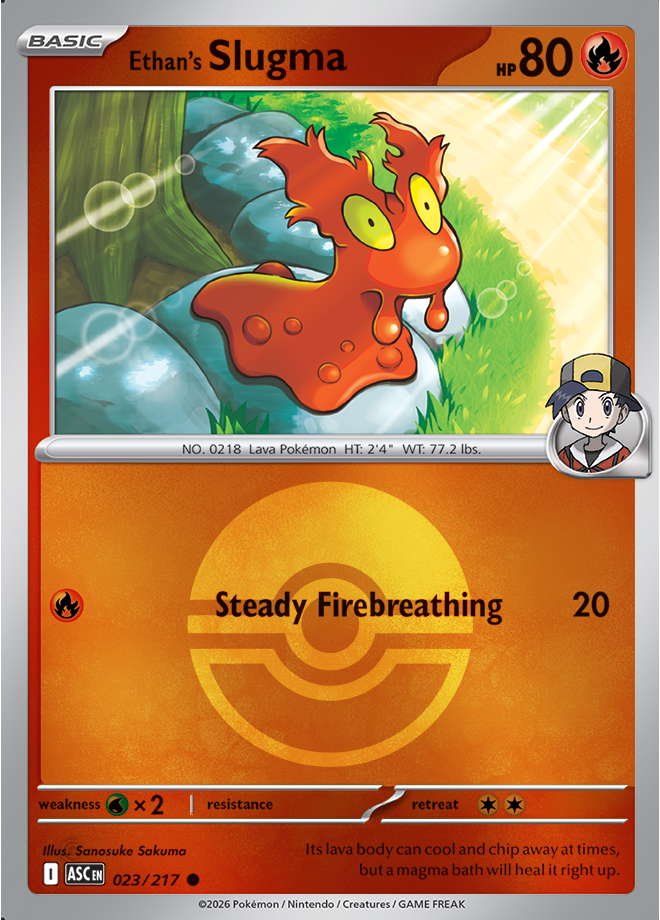 Ethan's Slugma (Poke Ball)