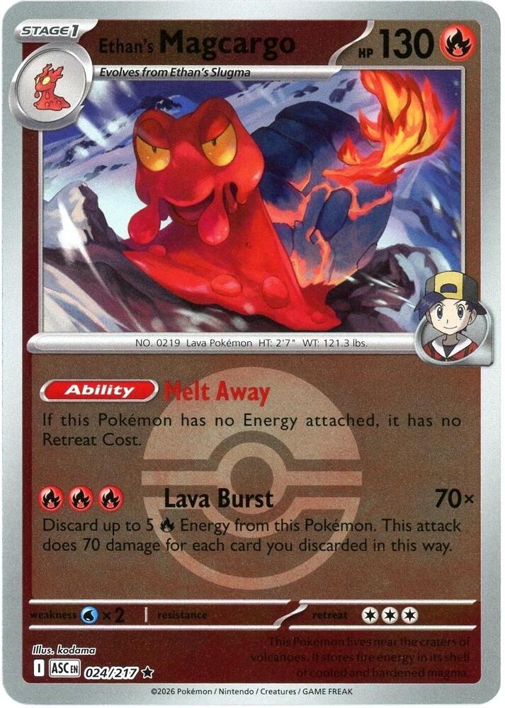 Ethan's Magcargo (Poke Ball)