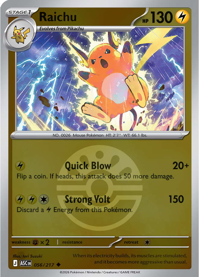 Raichu (Friend Ball)