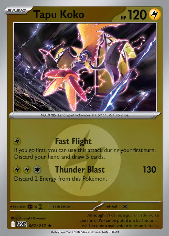 Tapu Koko (Energy Symbol Pattern)