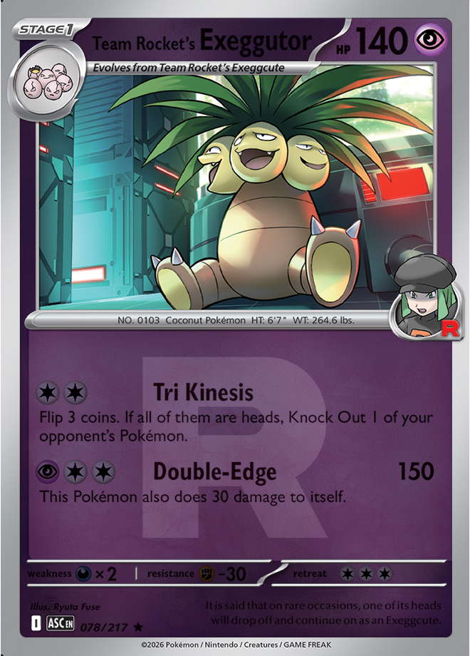 Team Rocket's exeggutor (Team Rocket)
