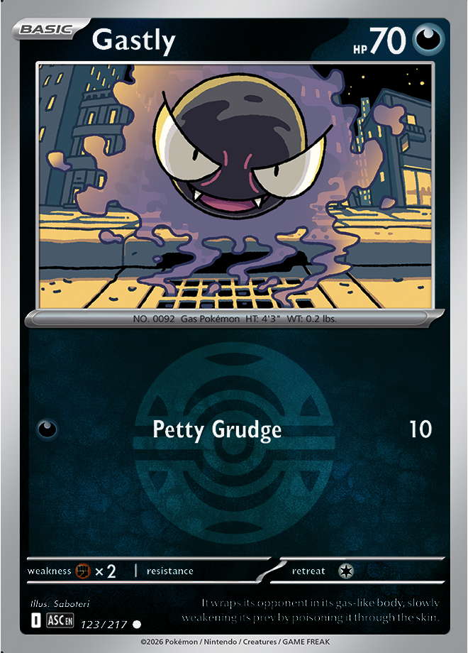 Gastly (Dusk Ball)