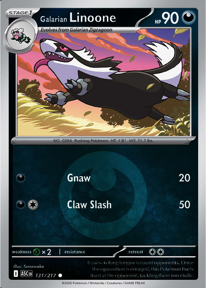Galarian Linoone (Energy Symbol Pattern)