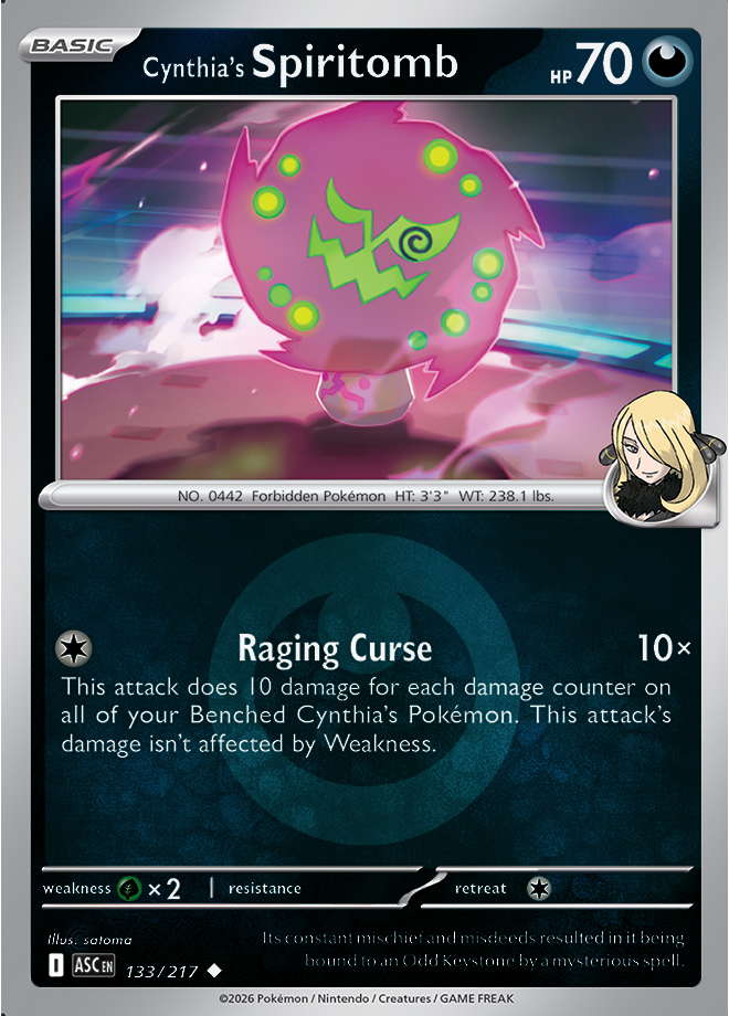 Cynthia's Spiritomb (Energy Symbol Pattern)