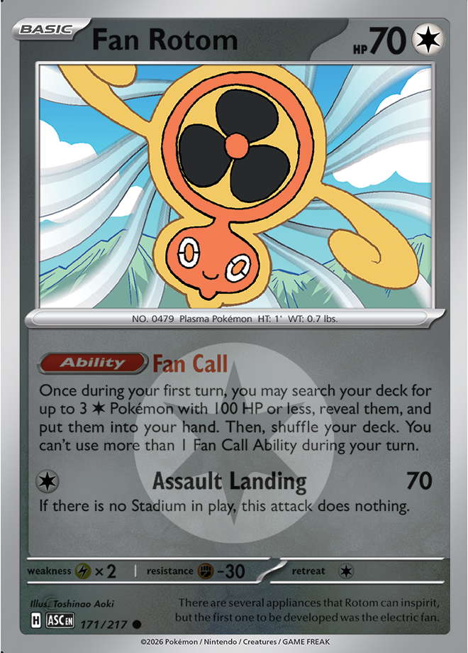 Fan Rotom (Energy Symbol Pattern)