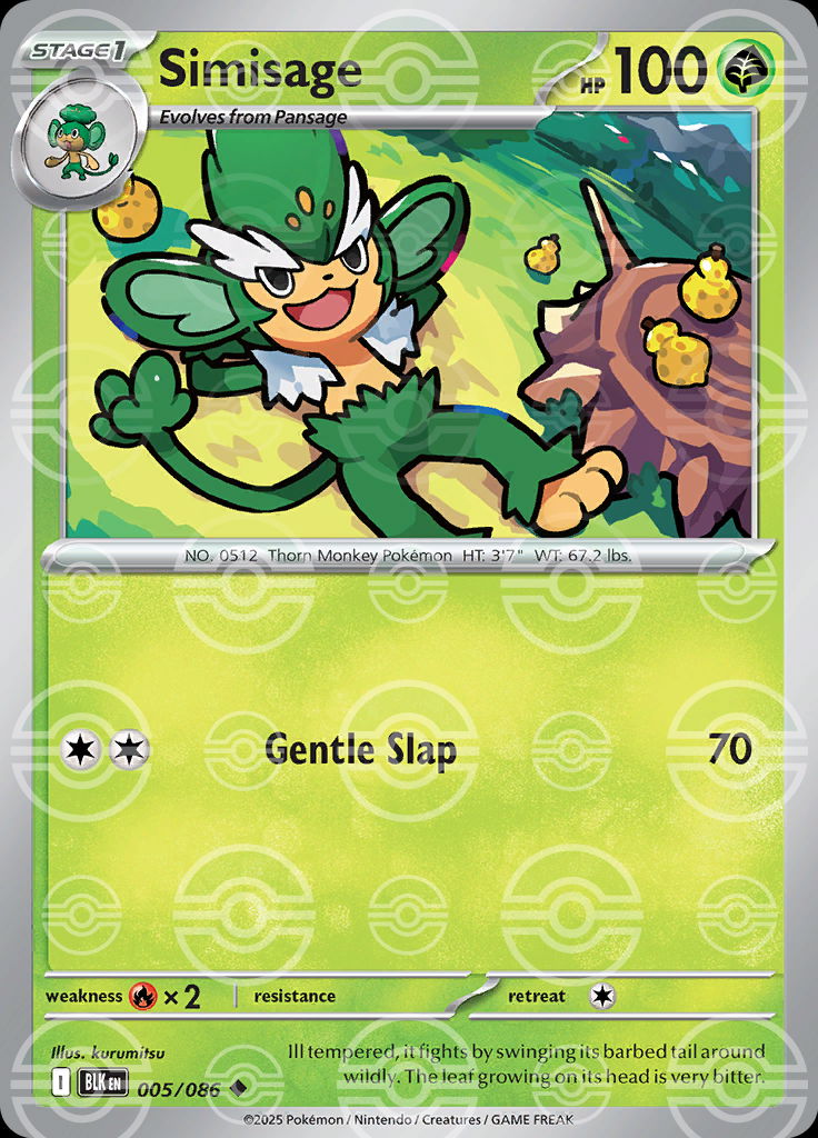 Simisage (Poke Ball Pattern)