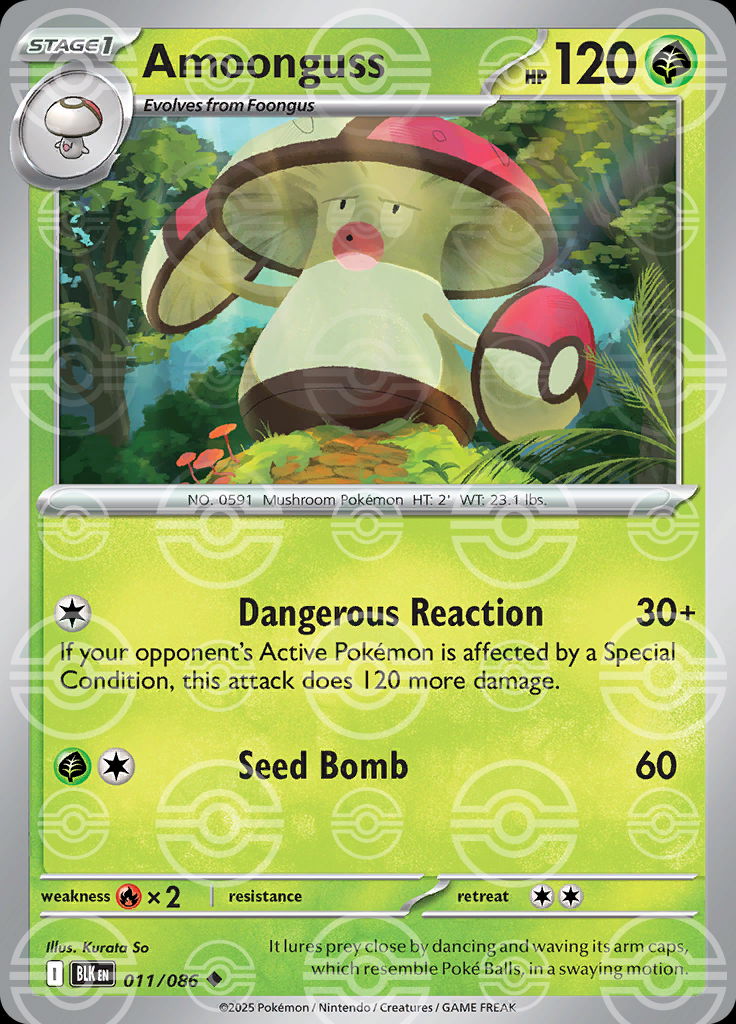 Amoonguss (Poke Ball Pattern)