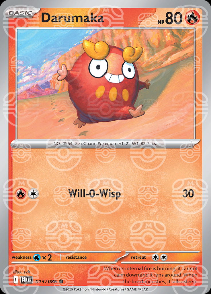 Darumaka (Master Ball Pattern)